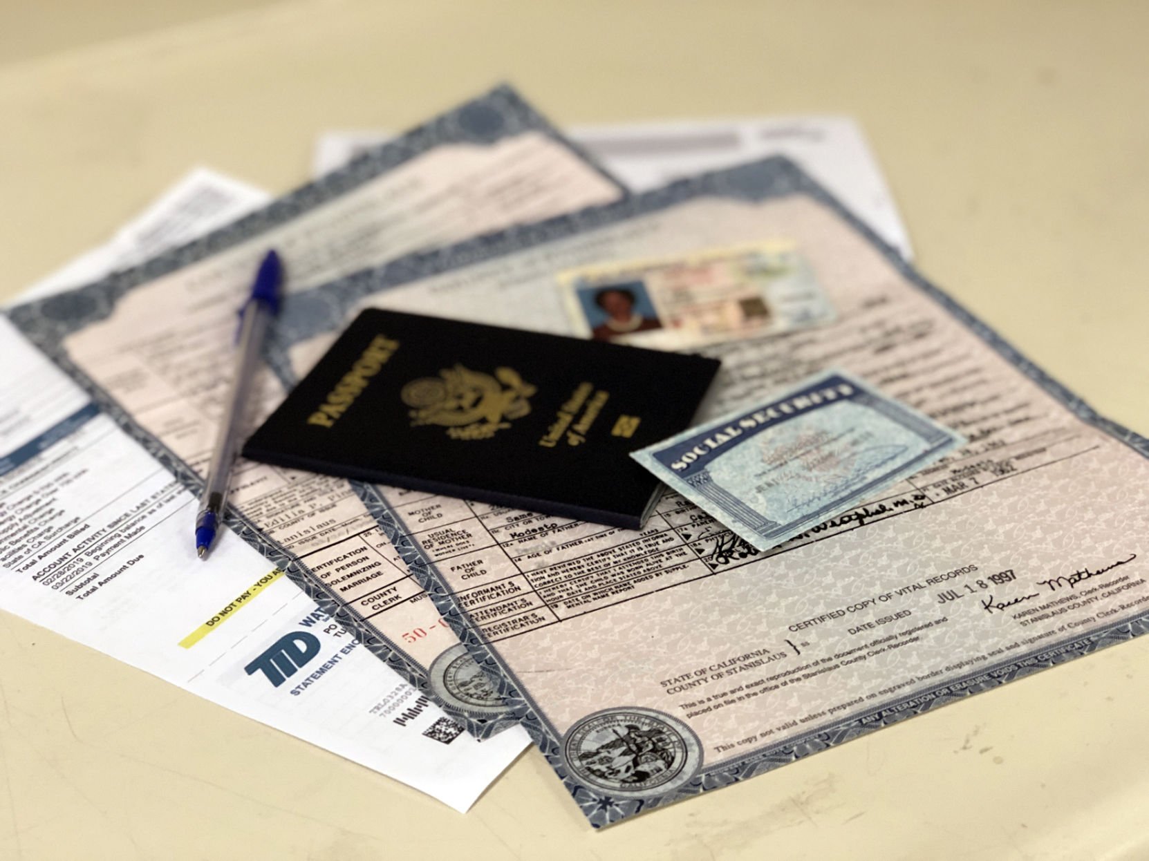 Id Card Documents Needed